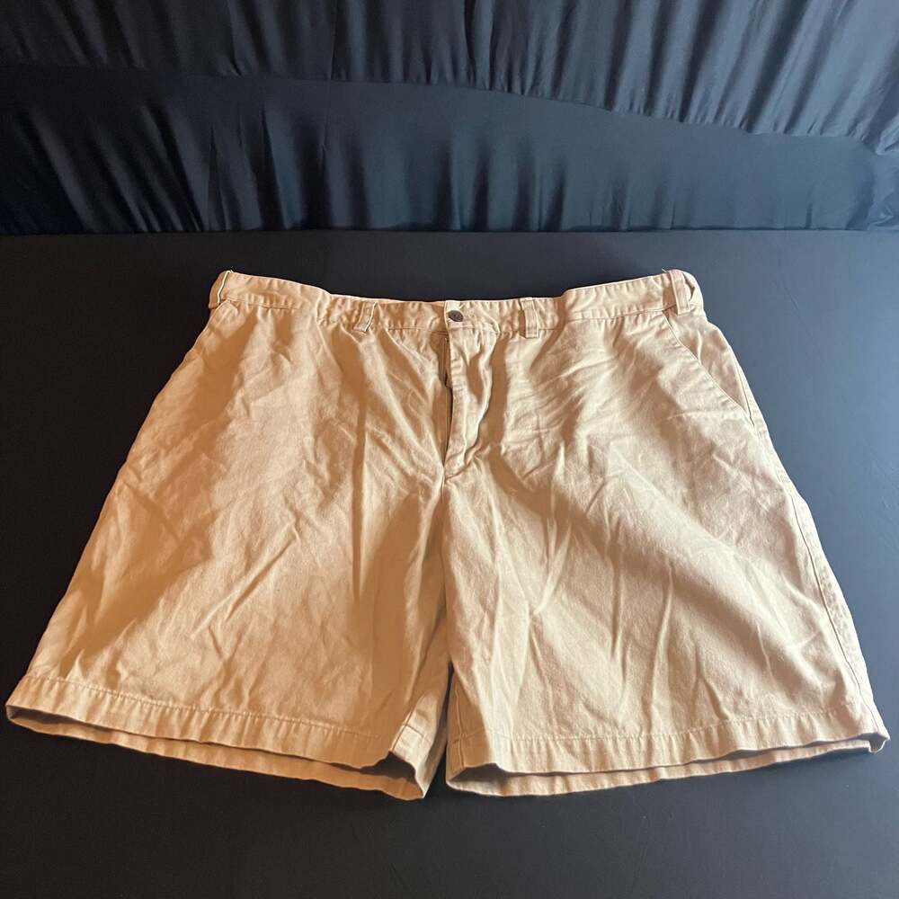 Geoffrey Beene Men's Khaki Cotton Chino Shorts Size 42
